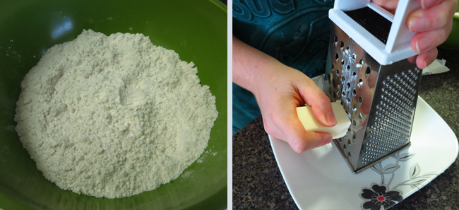 Blackberry Tart: Preparing the crust