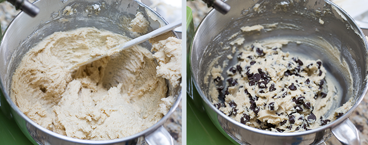 Chocolate Chip Cookie: Folding in the chocolate chips