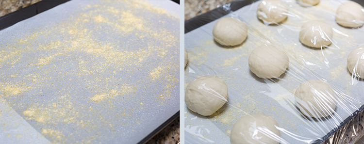 Sesame Seed Buns: Second rise