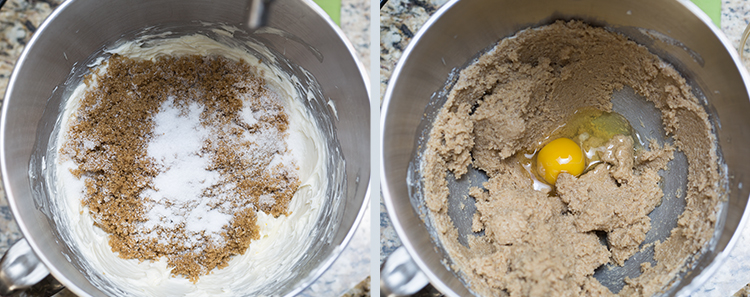 Oatmeal Raisin Cookies: Preparing the batter