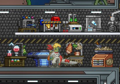 starbound how to make food