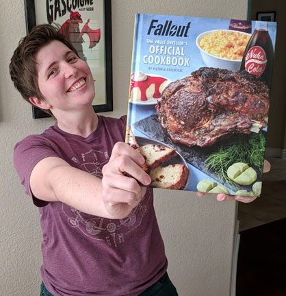 Me with Fallout Cookbook
