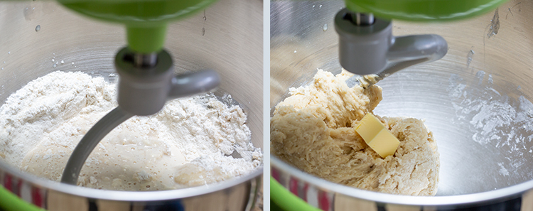 Preparing koppepan dough